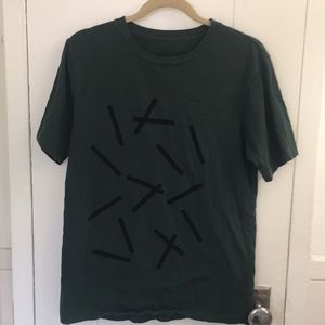 Saturdays unisex dark green t-shirt